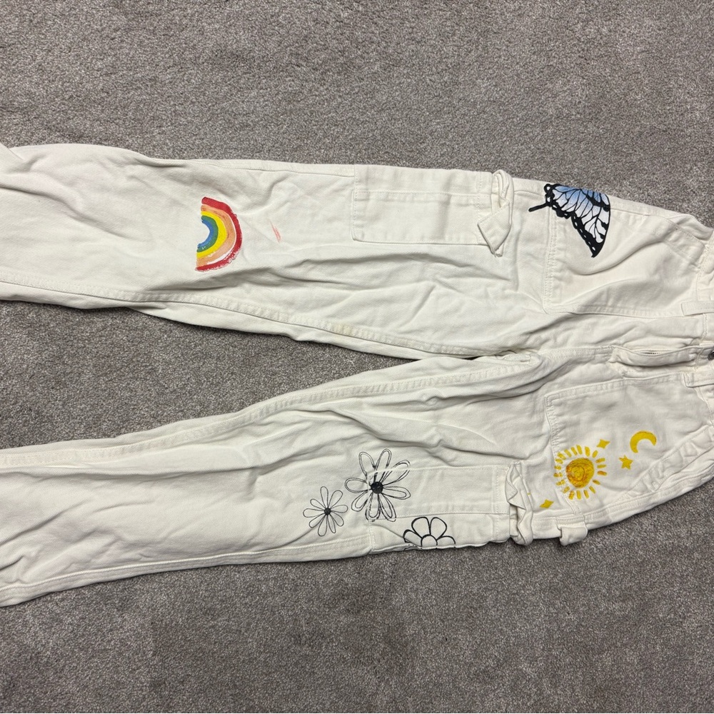 PacSun White High Rise Jeans